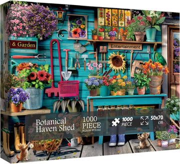 Botanische Haven -Schuppen -Puzzle 1000 Stücke